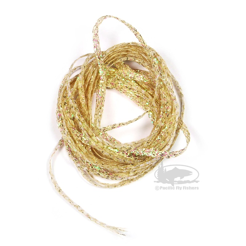 Mini Flat Fly Braid|Shimmer Gold|Shimmer Silver