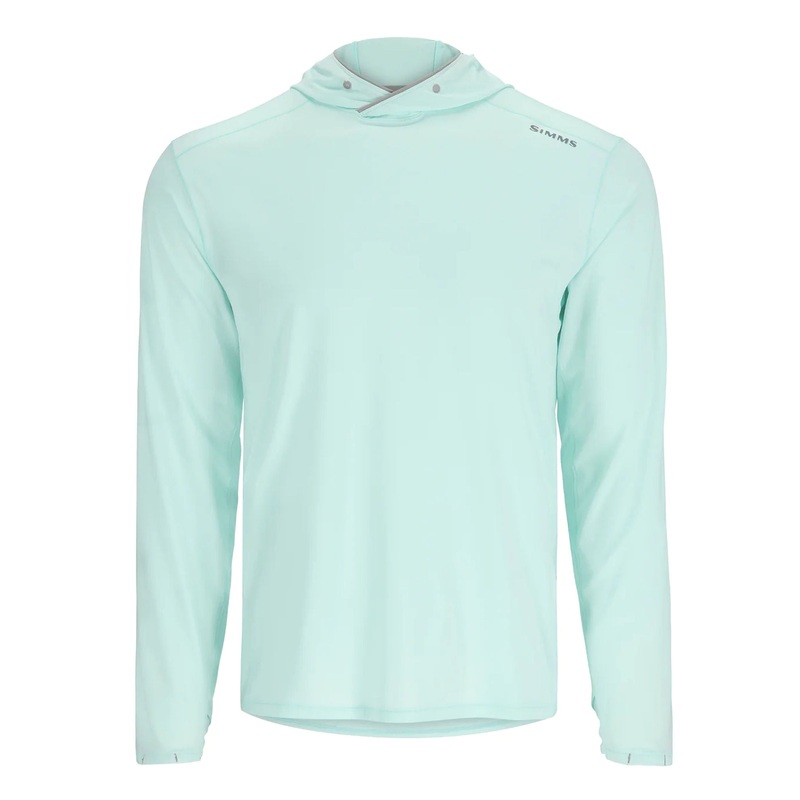 Simms Solarflex Hoody|Back Eddy White|Sea Breeze|Medium|Large|X-Large|XX-Large