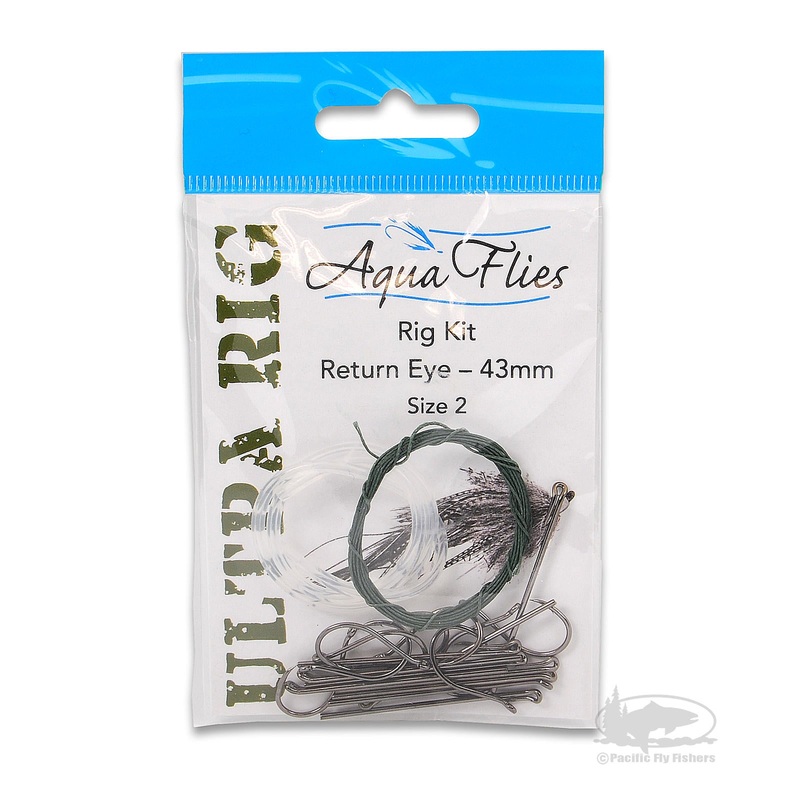 Aqua Flies Ultra Rig Kit – Return Eye Shanks – Size 2 Hooks