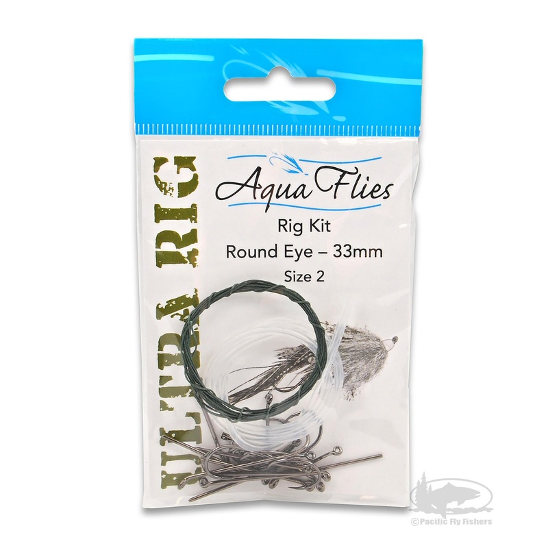 Aqua Flies Ultra Rig Kit – Round Eye Shanks – Size 2 Hooks