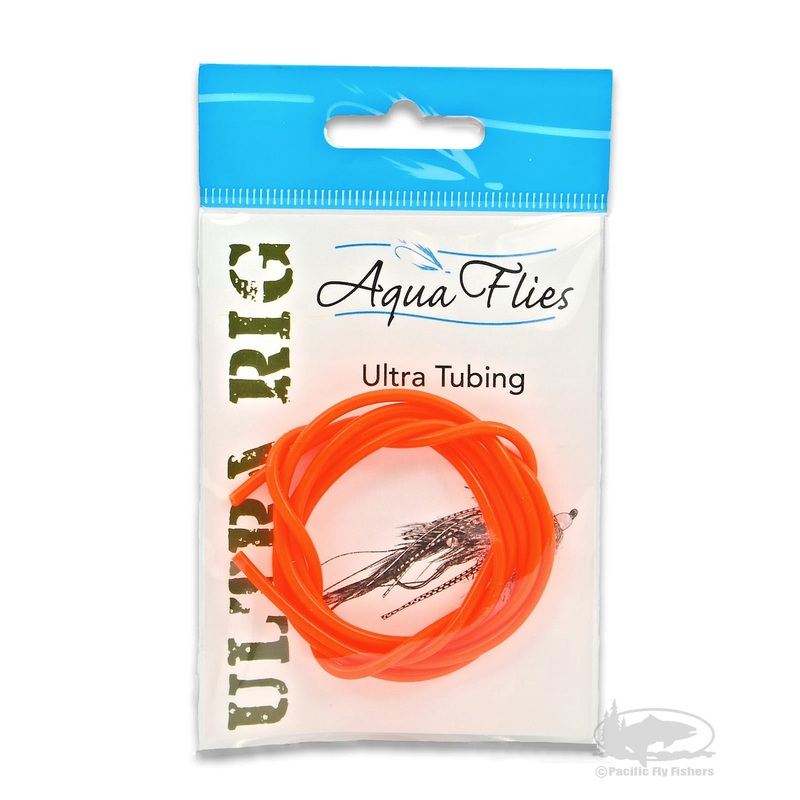 Aqua Flies Ultra Tubing|Fl. Orange|Clear|Blue|Fl. Pink|Black|Chartreuse