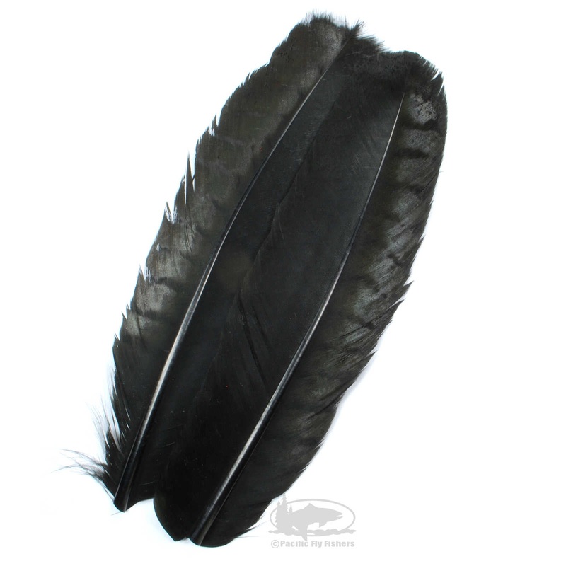 Ozark Turkey Quills – Dyed|Olive|Cricket Black|Hopper Yellow|Stonefly Brown