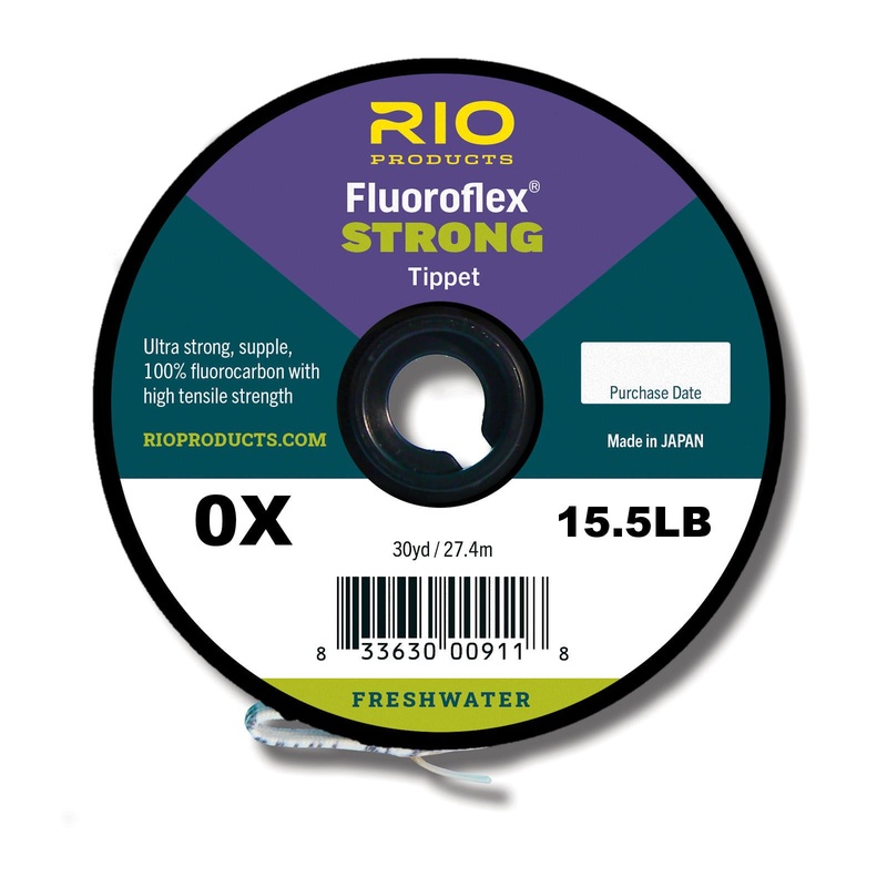 RIO Fluoroflex Strong Tippet|0X|1X|2X|3X|4X|4.5X|5X|5.5X|6X|6.5X|7X