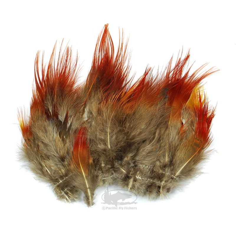 Golden Pheasant Body Feathers|Natural Golden Yellow|Natural Red|Fluorescent Orange|Fluorescent Red|Black
