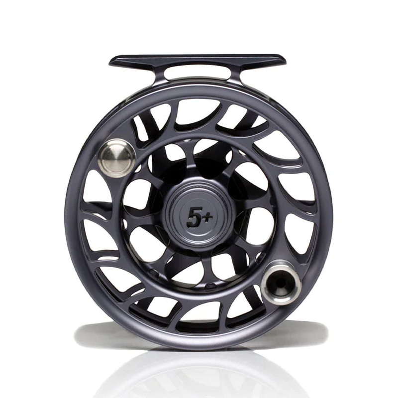Hatch Iconic Reels – 5 Plus Gray/Black Large Arbor