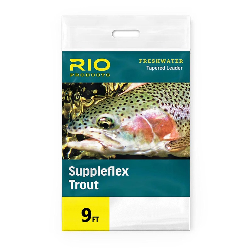 RIO Suppleflex Trout Leaders|9 Feet|12 Feet|4X|5X|6X