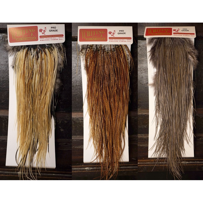 Whiting Red Label Pro-Grade Saddle Midge Sizes