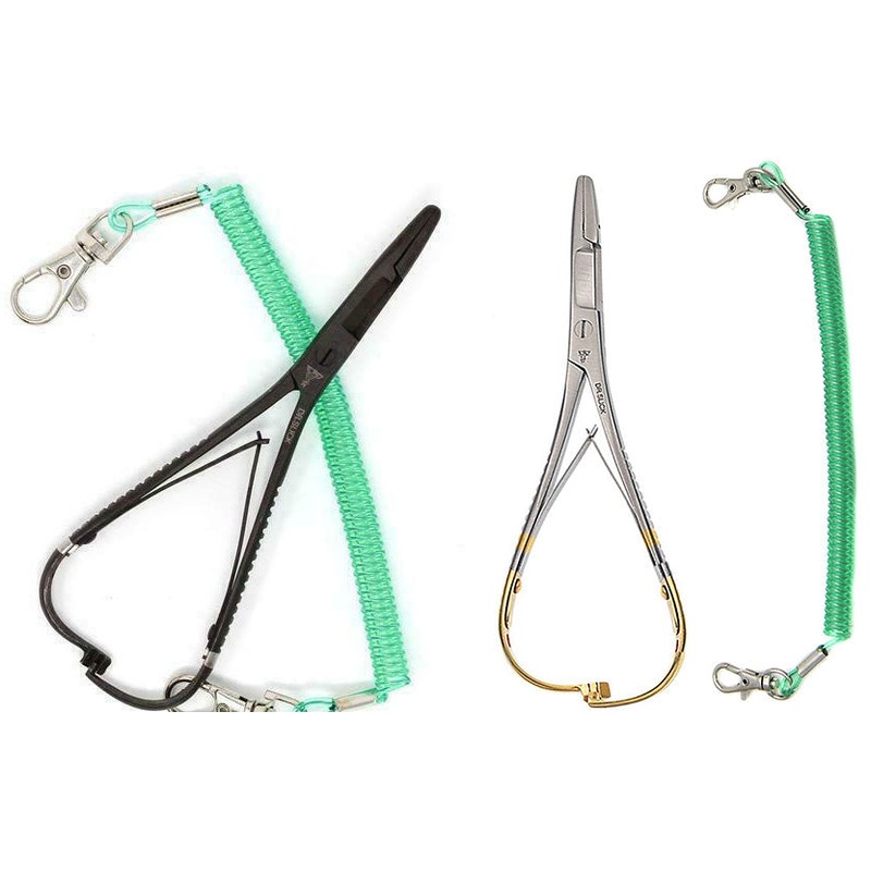 Dr Slick Mitten Scissor Clamp|Silver w/Gold Handle|Black|4.75 inch|5.5 inch