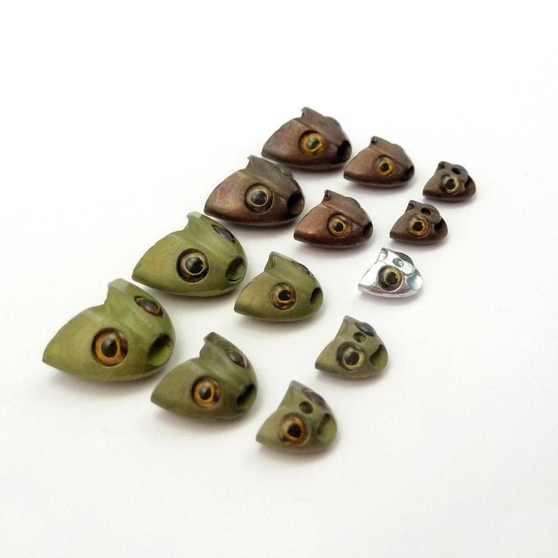 Fish Skull Sculpin Helmet 8pk|Mini|Small|Large|Olive|Black|Brown|Silver
