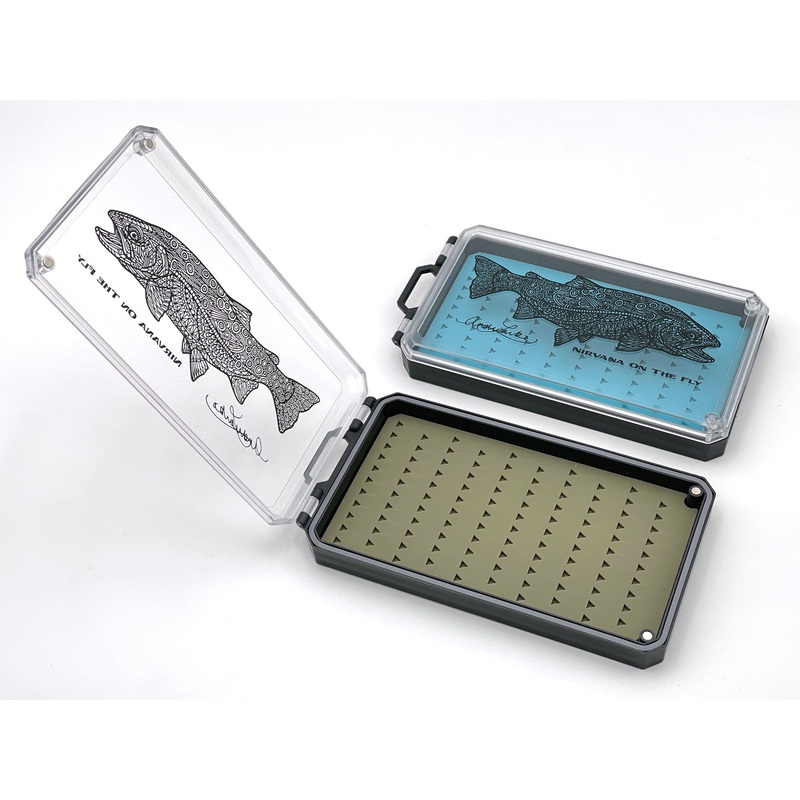 Nirvana Silicone Fly Box w/ Artwork By Andrea Larko