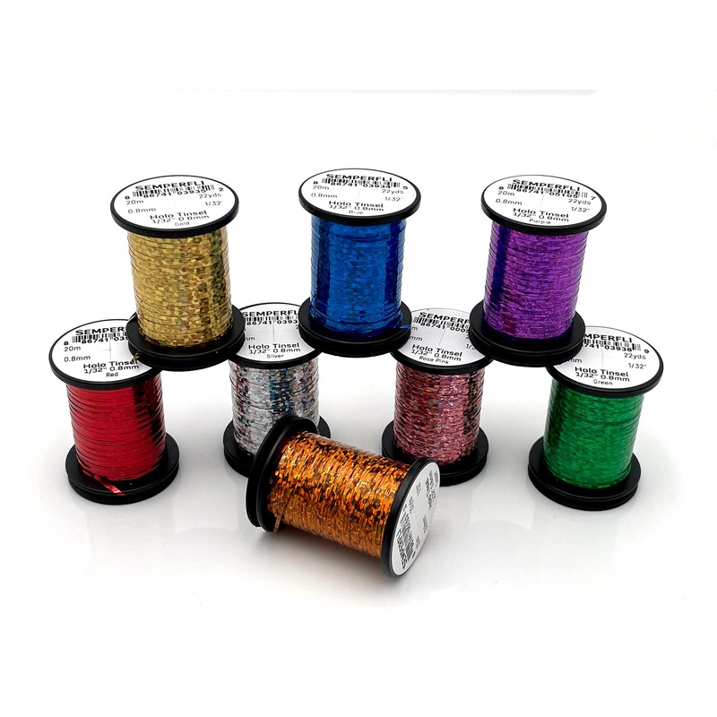 Semperfli Holographic Tinsel 1/32 medium (0.8mm)