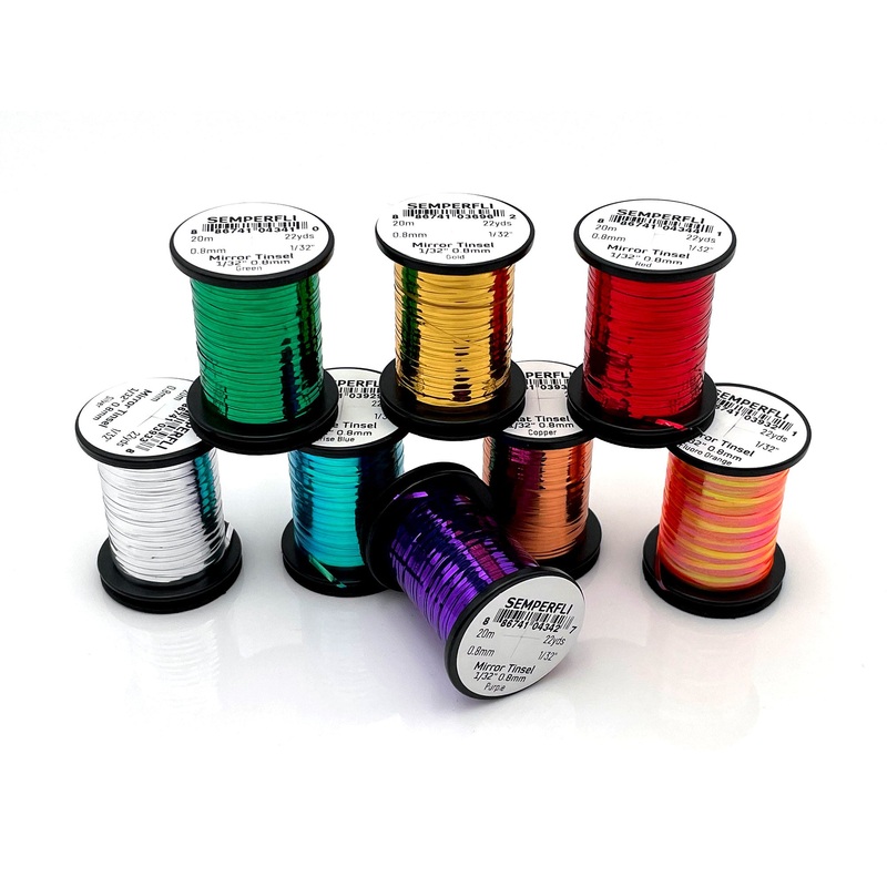 Semperfli Mirror Tinsel 1/32 medium (Flat Tinsel 0.8mm)