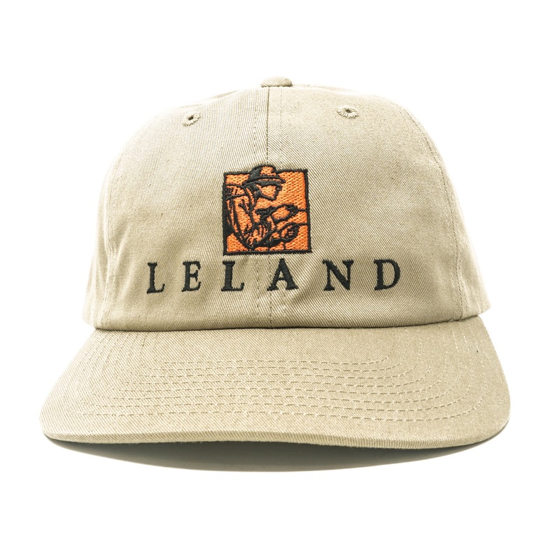 Leland Signature Logo Hat, Driftwood Khaki