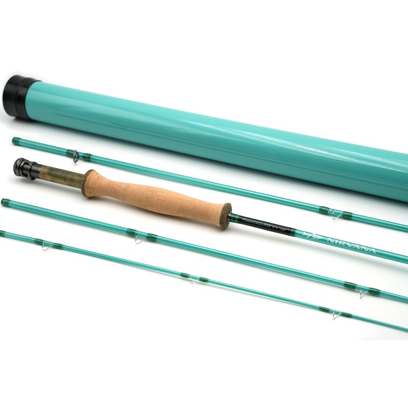 NIRVANA PhoenixGLASS Fiberglass Fly Rod w/case