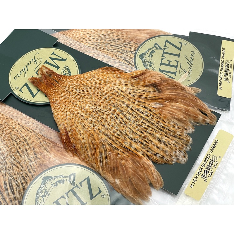 Metz #1 Hen Neck Cape|Ginger Barred Variant|Speckled Light Dun Variant Variant|Furnace|Furnace Variant|Grizzly|Cream|Grizzly Variant|Dark Dun|Black