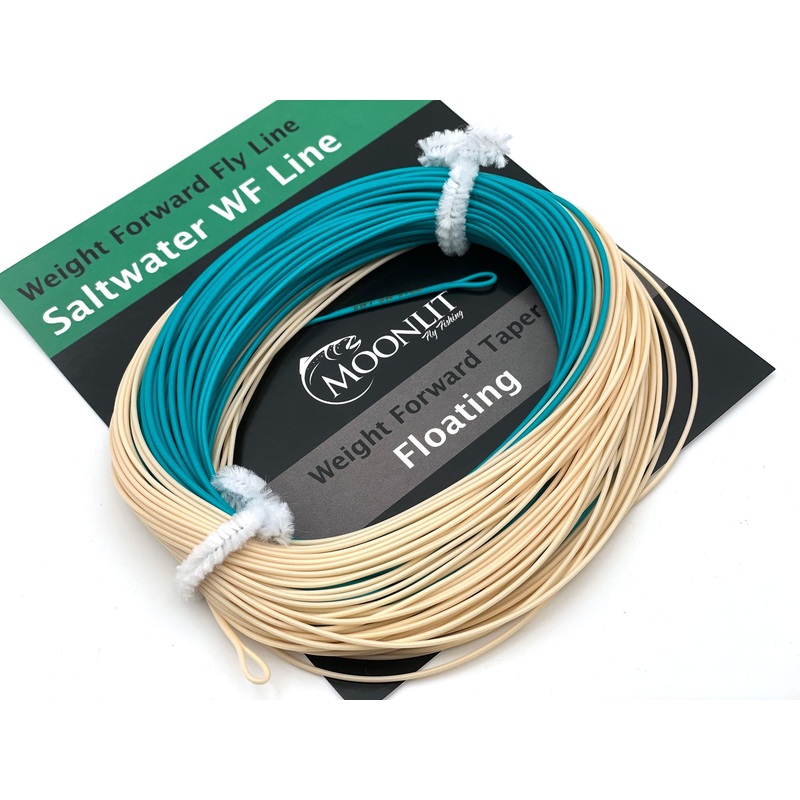 Moonlit WF Saltwater Fly Line Ocean Blue/Sand