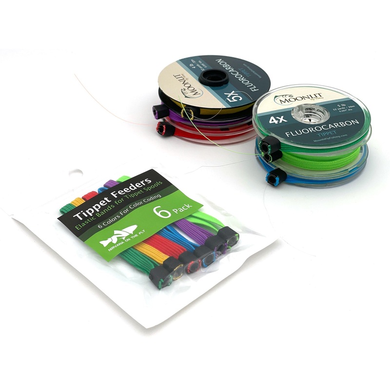 NIRVANA Elastic Band Tippet Feeder (6 pack)