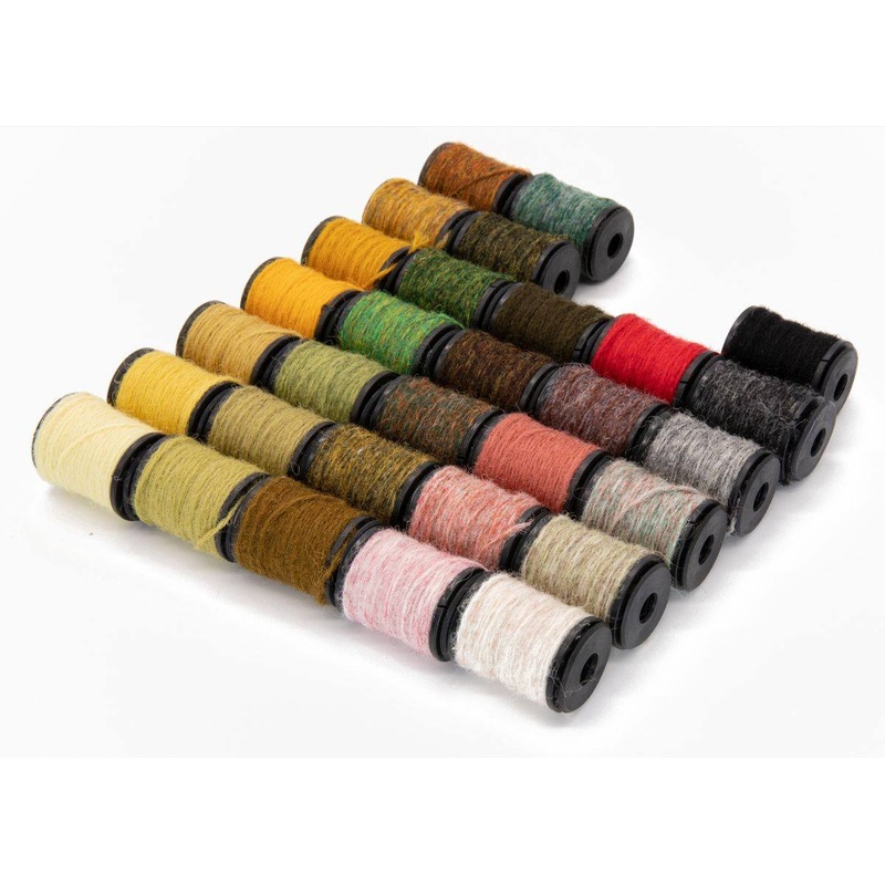 Semperfli Dry Fly Polyyarn|Black|Blue Damsel|Iron Blue|Caddis Amber|Caddis Brown|Caddis Grey/Brown|Dark Brown|Fiery Brown|Pale Brown|Red|White|Cream|Polar Bear|Silver Grey|Pale Grey|Golden Olive|Purple|Sunburst Orange|Grayling Black & Orange|Mottled Adams