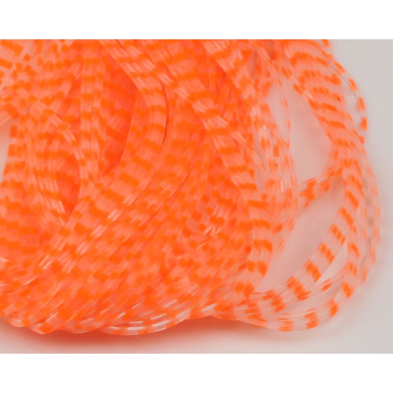 Chicone’s Micro Crusher Legs|Fluoro Orange Barred|Fluoro Chartreuse Barred Clear|Olive Barred Clear|Purple Barred Clear|Tan Barred White