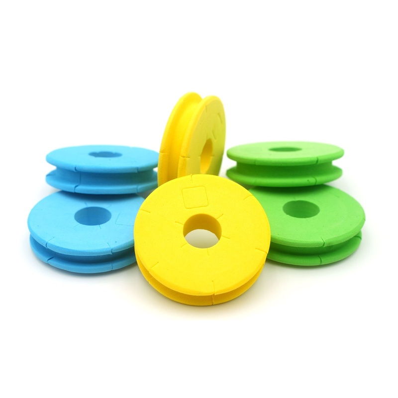 EVA Foam Leader Rig Holders (Multi-Color 6 pack)