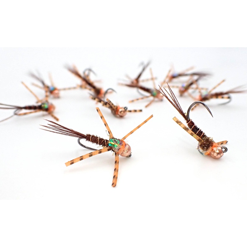 Rubberleg Pheasant Tail Nymph (12 flies)