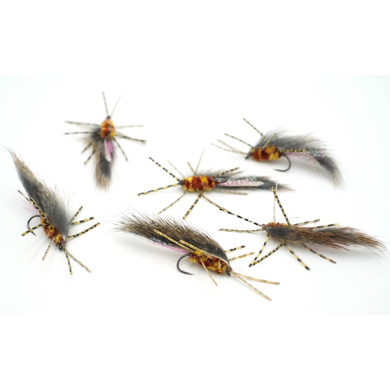 Small Zirdle Bug Flies Barbless (6 flies)