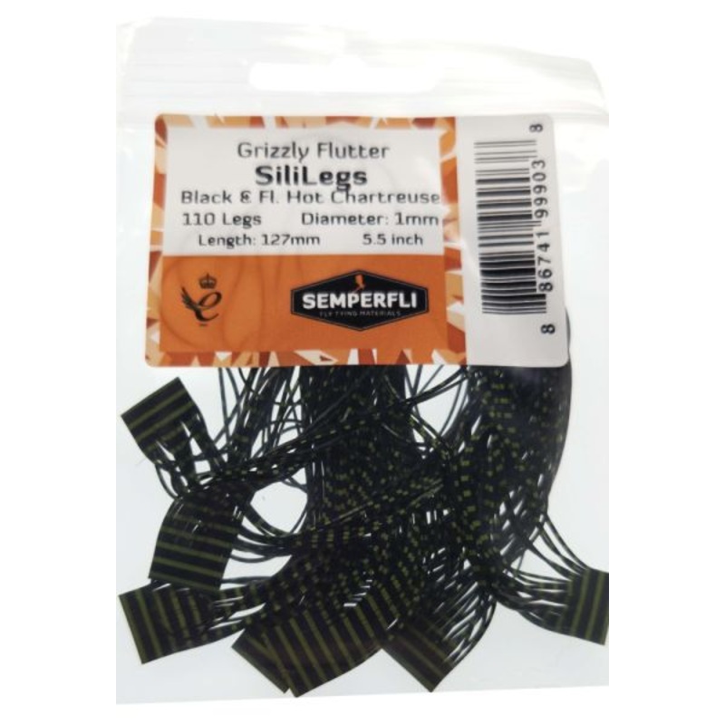 Semperfli SiliLegs Grizzly Flutter (Micro Legs)