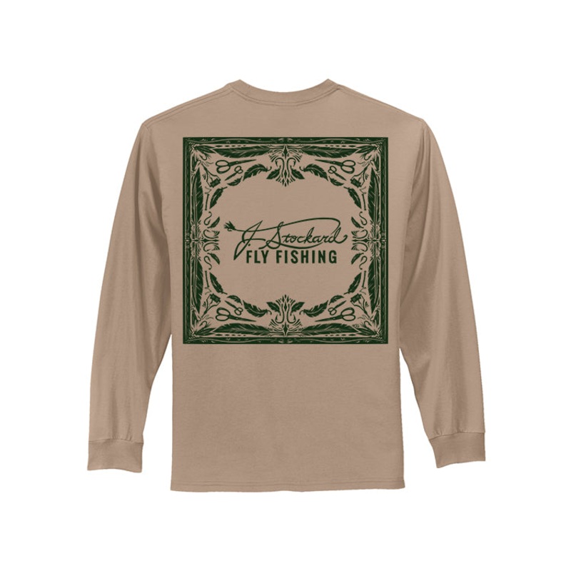 Signature Long Sleeve Tee in Sand