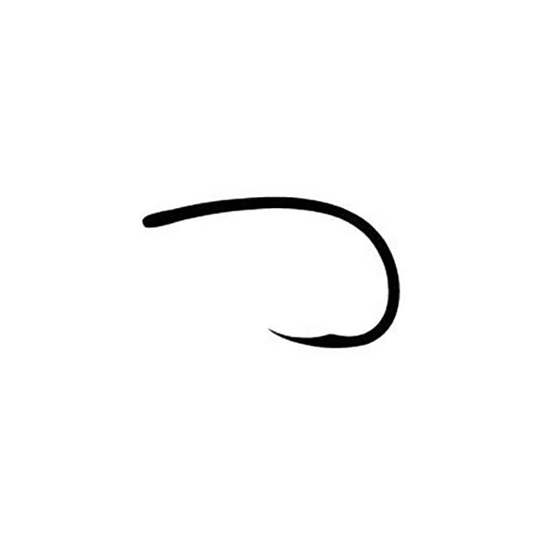 TMC 2499SP-BL Barbless Stout Curved Fly Hook