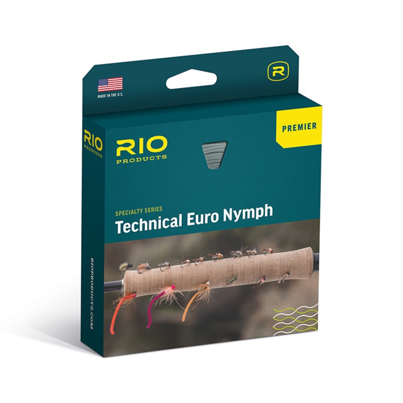 Technical Euro Nymph Fly Line|34′ length (shorty)|94′ length|pink/yellow