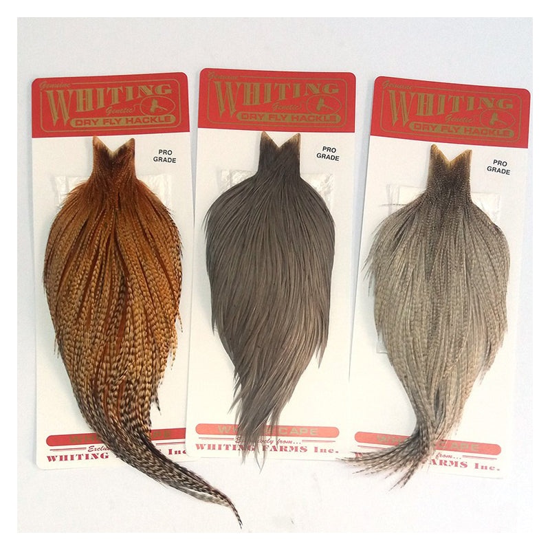 Dry Fly Cape – Pro Grade|dyed black|brown|natural dun|light ginger|medium ginger