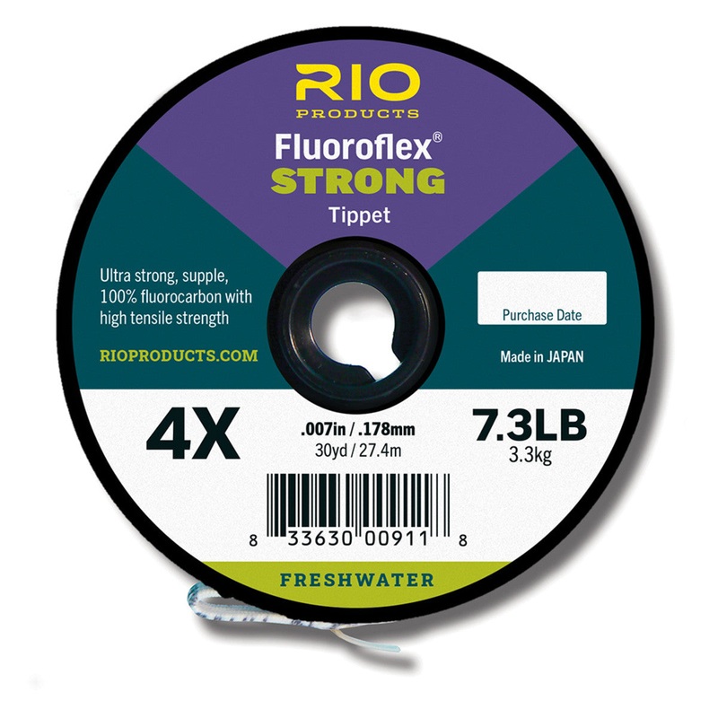 Fluoroflex Strong Tippet|0X-15.5 lb (7.0kg)|1X-13.3 lb (6.0kg)|2X-11.2 lb (5.1kg)|3X-8.8 lb (4.0kg)|4X-7.3 lb (3.3kg)|4.5X-6.1 lb (2.8kg)|5X-5.2 lb (2.4kg)|5.5X-4.5 lb (2.0kg)|6X-3.8 lb (1.7kg)|6.5X-3.1 lb (1.4kg)|7X-2.6 lb (1.2kg)|16 lb-16 lb (8kg)|20 lb