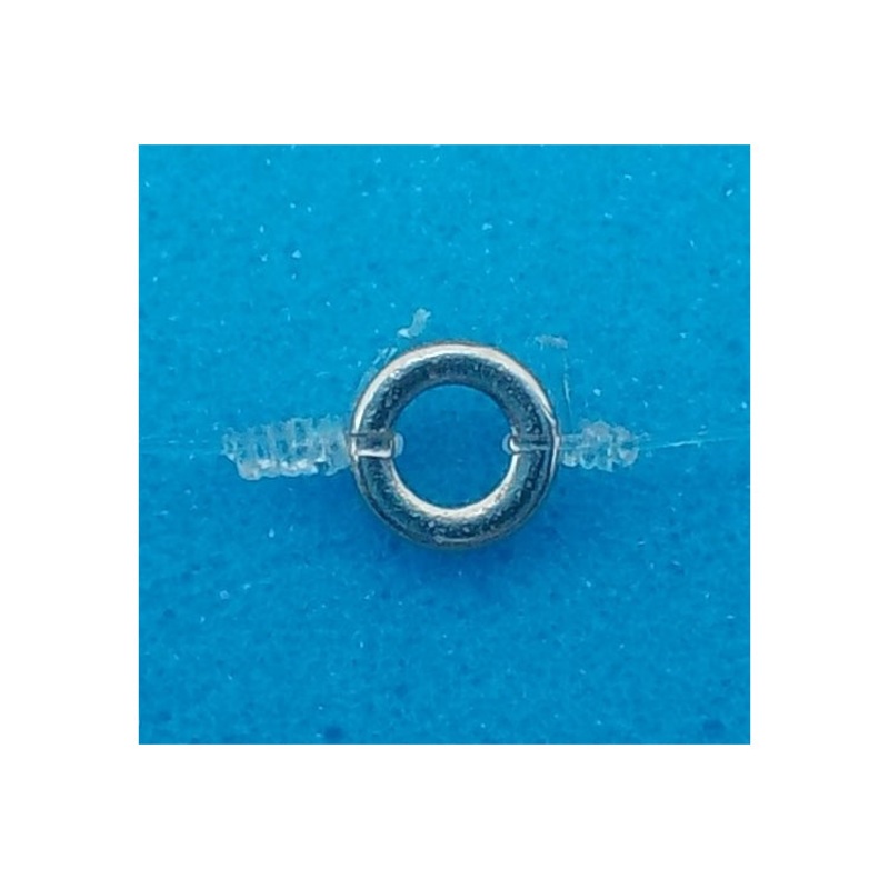 Tippet Rings|5/64″ (2.0 mm)|3/32 in. (2.5 mm)|assorted|black nickel|silver