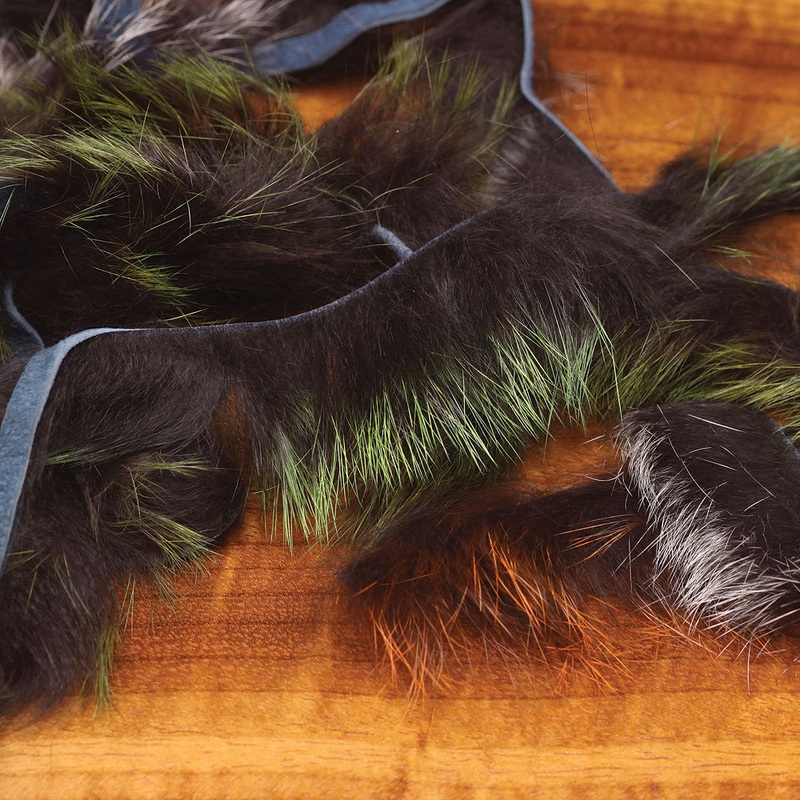 FrosTip 1/8 Rabbit Strips|black / chartreuse|black / fuchsia|black / olive|black / orange|black / white