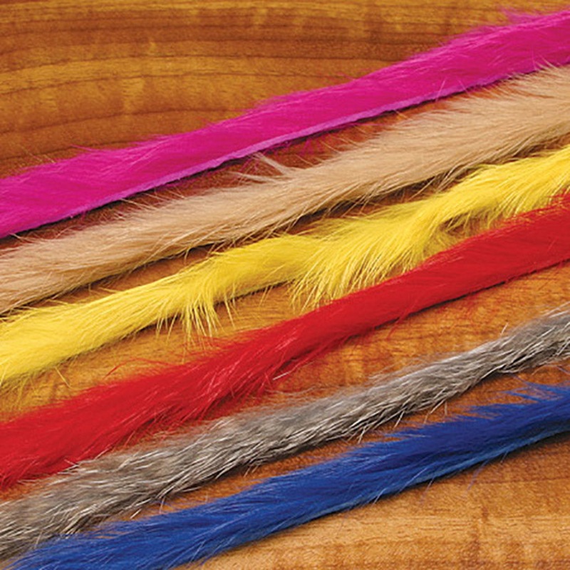 Micro Rabbit Strips|black|navy blue|chartreuse|flesh|fuchsia|grizzly|hot orange|hot pink|olive|purple|red|tan|white|yellow