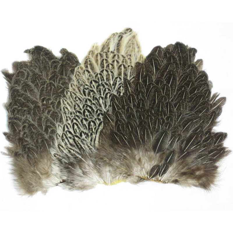 Soft Hackle Hen Saddle Patch|black|crawdad.orange|ginger|olive|speckled brown|speckled gray