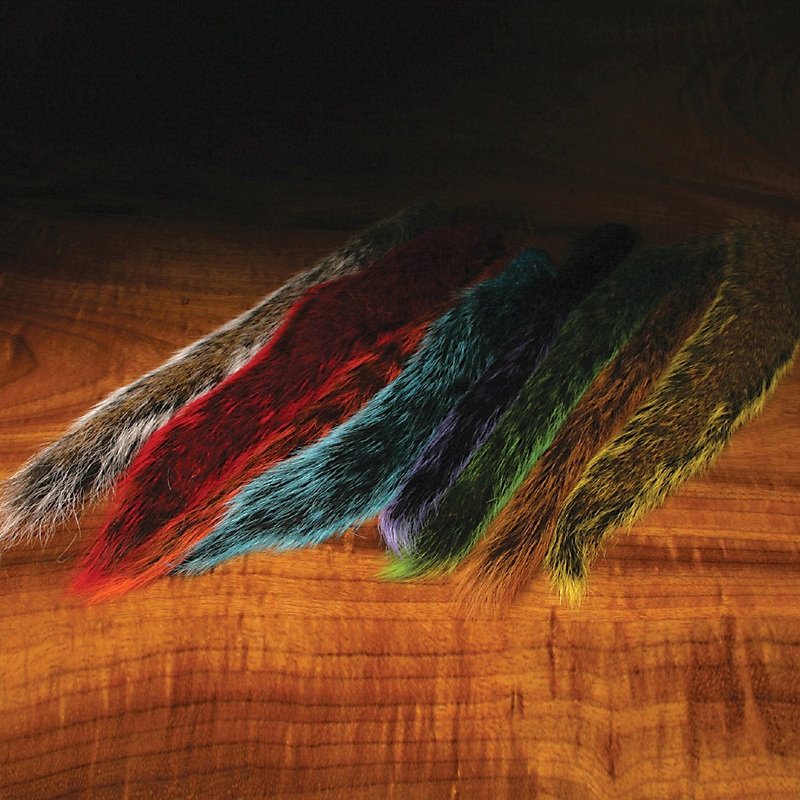 Squirrel Tail|assorted dyed|blue|fox natural|gray natural|green|orange|purple|red|yellow