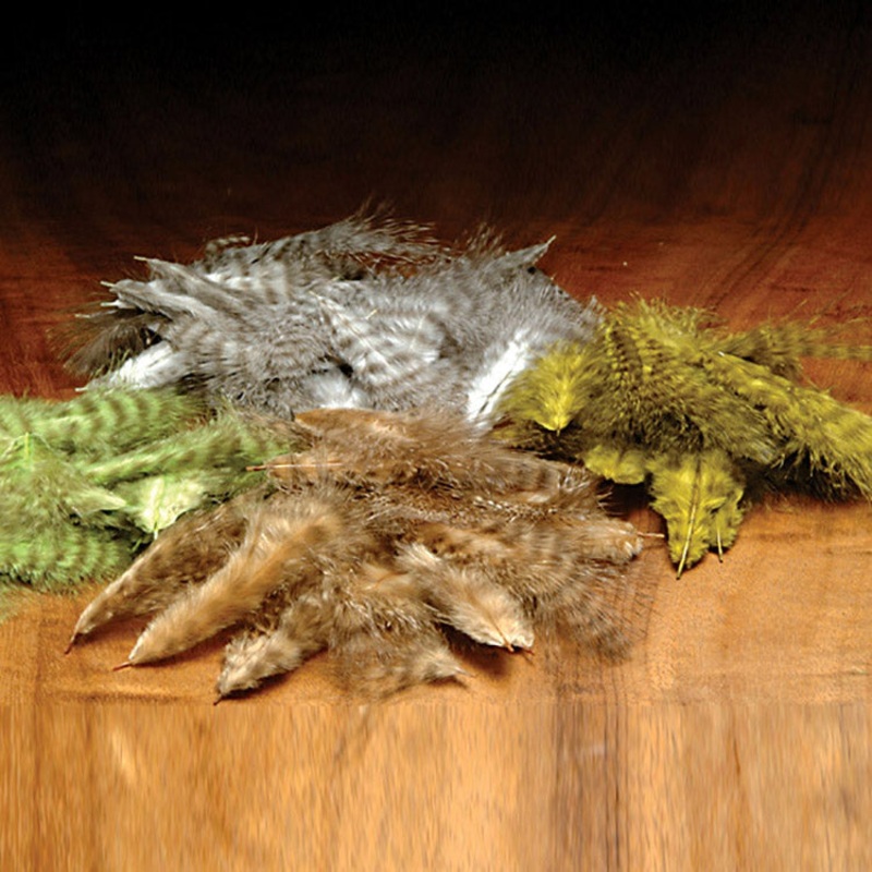 Grizzly Marabou|burnt orange|golden brown|natural grizzly|brown|chartreuse|olive|tan|purple|sculpin olive
