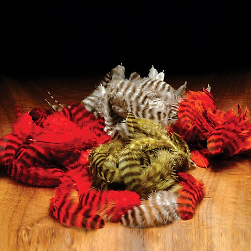 Grizzly Soft Hackle|black|brown|chartreuse|hot orange|natural|olive|red|shrimp pink|yellow