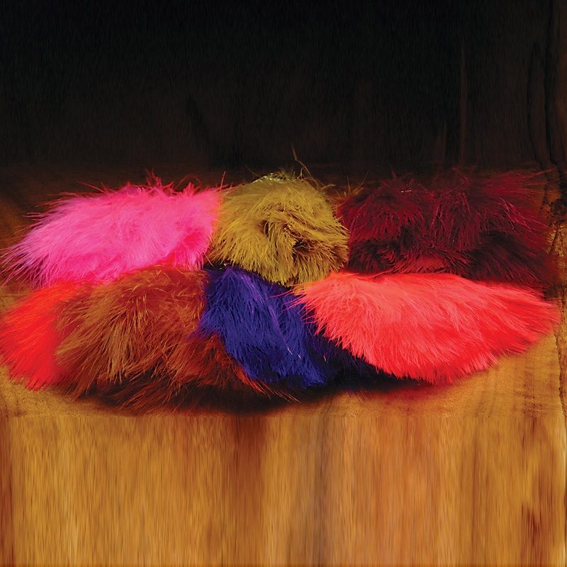Marabou Strung Blood Quills|black|blue|bright purple|brown|burnt orange|chartreuse|cream|dark blue|dark olive|fl. cerise|fl. green|fl. orange|fl. red|fl. yellow|ginger|golden olive|gray|hot orange|hot pink|medium brown|olive brown|olive|orange|peach|pink|