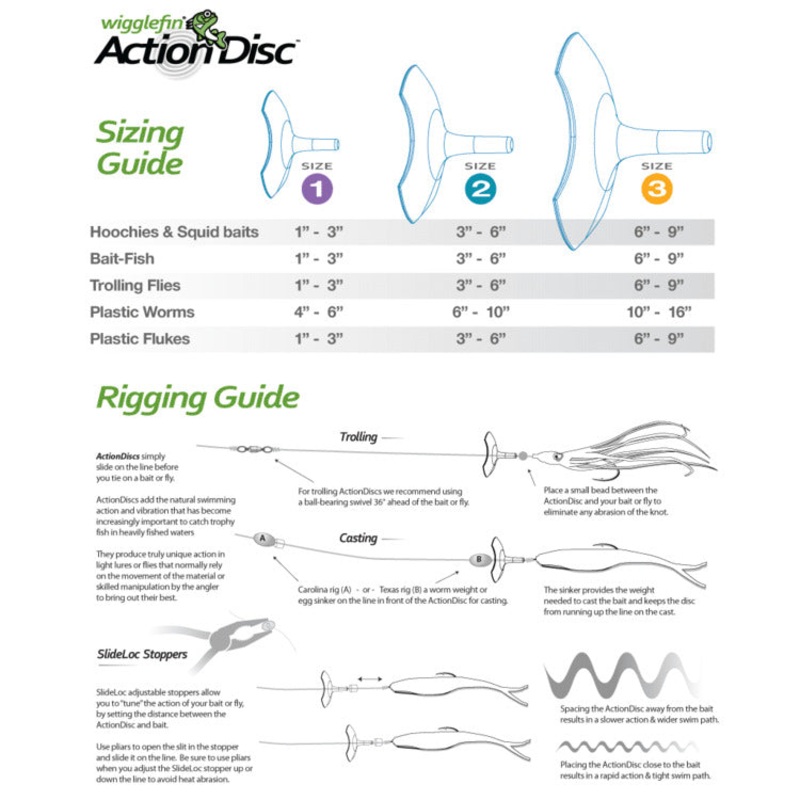 Action Discs|1″ to 3″|3″ to 6″|6″ to 9″