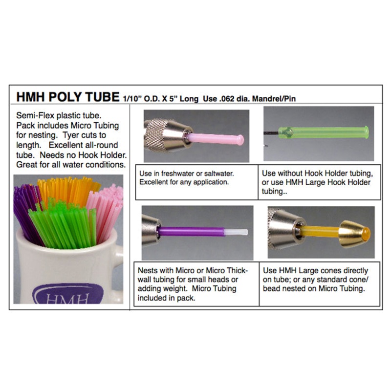 Large Poly Tubes|’retro’ assortment|’hot color’ assortment|clear