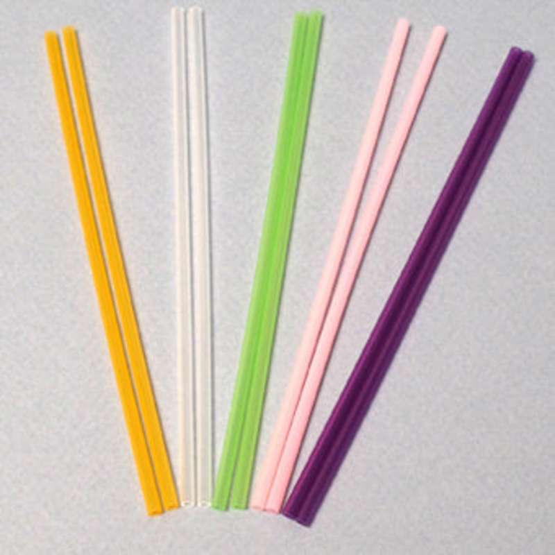 Large Poly Tubes|’retro’ assortment|’hot color’ assortment|clear