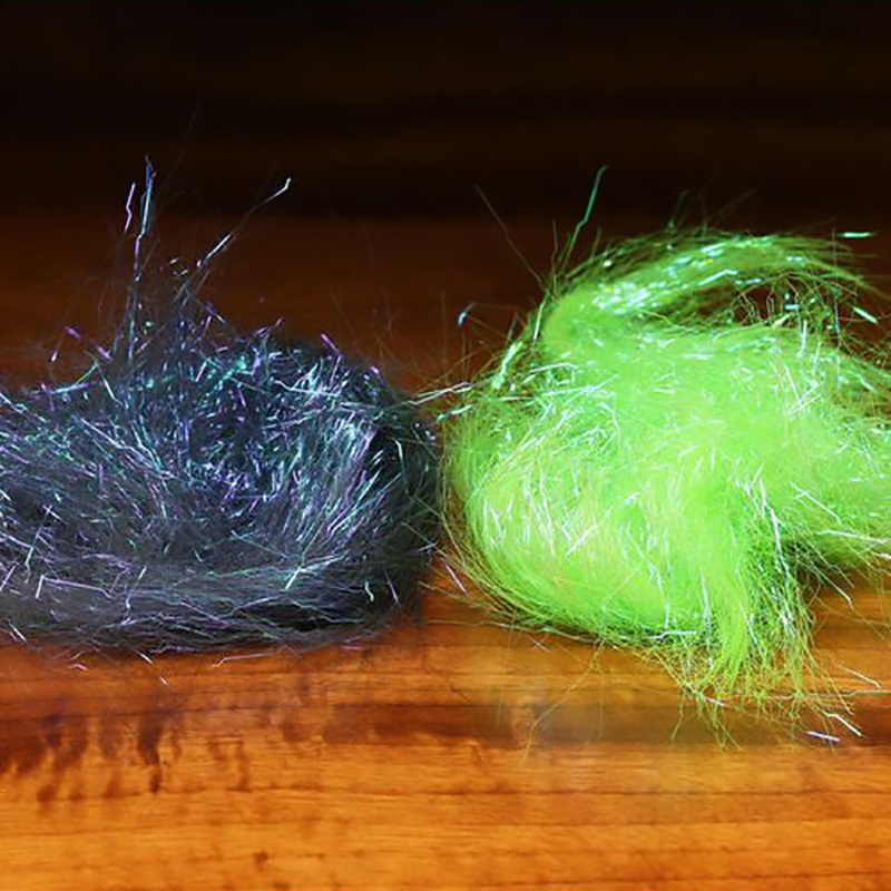 Ripple Ice Dub|black|gold|blue steely|minnow belly pearl|mother of pearl|northern lights|pearl green hue|pearl red hue|shell pink|silver|uv pearl|bronze peacock|chartreuse|clear|12 color dispenser|glow-in-the-dark|electric purple|bloody fuchsia|fuchsia