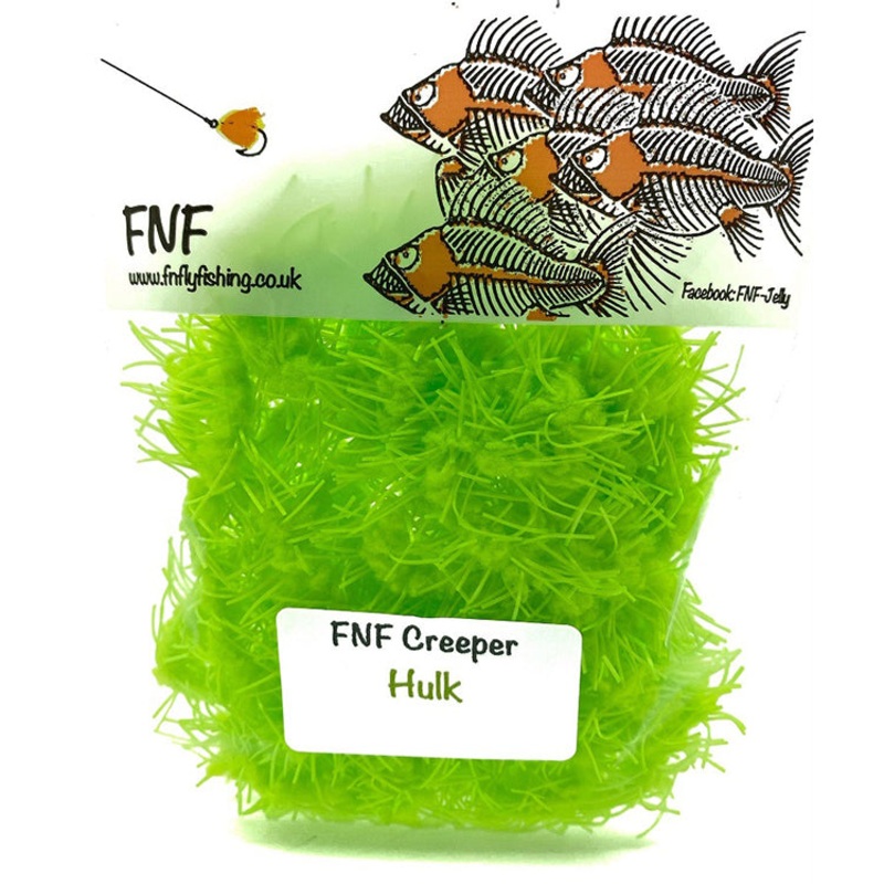 Creeper Chenille|atomic yellow|black|blushing sunburst|bone fish|brown|fl. white|hot pink|hulk|marshmallow pink|olive|orange|prawn|red