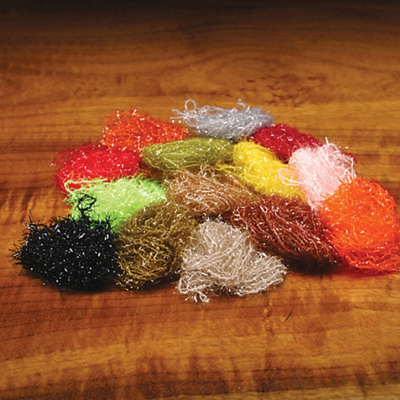 Micro Polar Chenille|black|brown|claret|clear|fl. chartreuse|hot orange|olive brown|olive|red|rusty orange|scud gray|scud gray olive|shrimp pink|tan|yellow