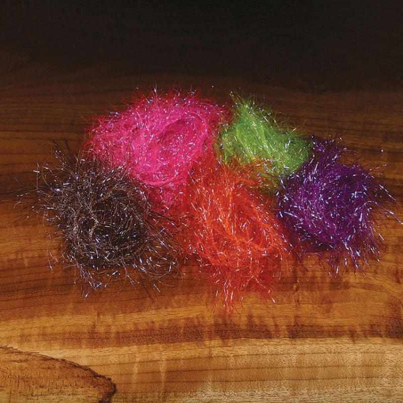 Polar Chenille|amber|black|brown|chartreuse|claret|clear|fl. blue|fl. flame|fl. orange|fuchsia|hot orange|hot pink|olive brown|olive|purple|red|root beer|shell pink|tan|yellow