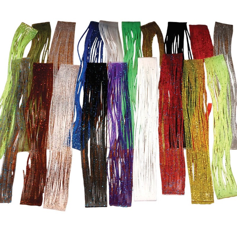 Crazy Legs|black / blue|black / red|brown / orange|chartreuse / black|chartreuse / silver|clear / pearl|clear / salt-n-pepper|golden shiner / black-gold|gold metallic|minnow gray / black-pearl|olive / black|orange / orange-black|pearl|pink / pearl pepper|