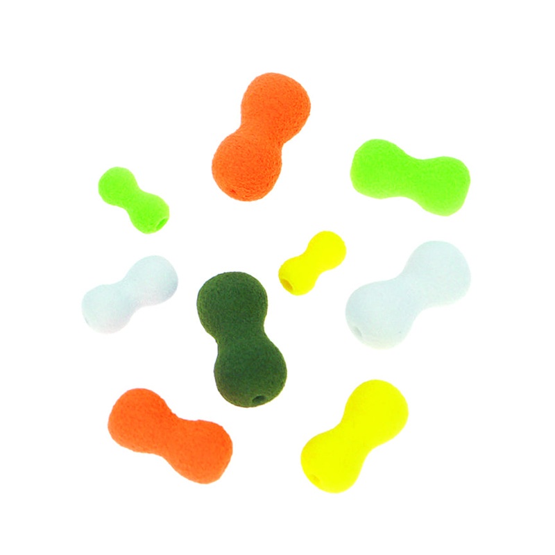 Foam Boobie Eyes – round|x-small|small|medium|large|white|chartreuse|olive|yellow