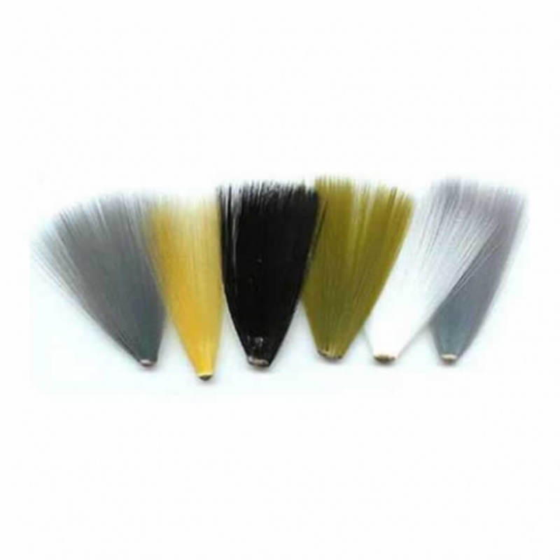 Mayfly Tails|black|brown|dark dun|light dun|medium dun|olive|pale yellow|tan|white
